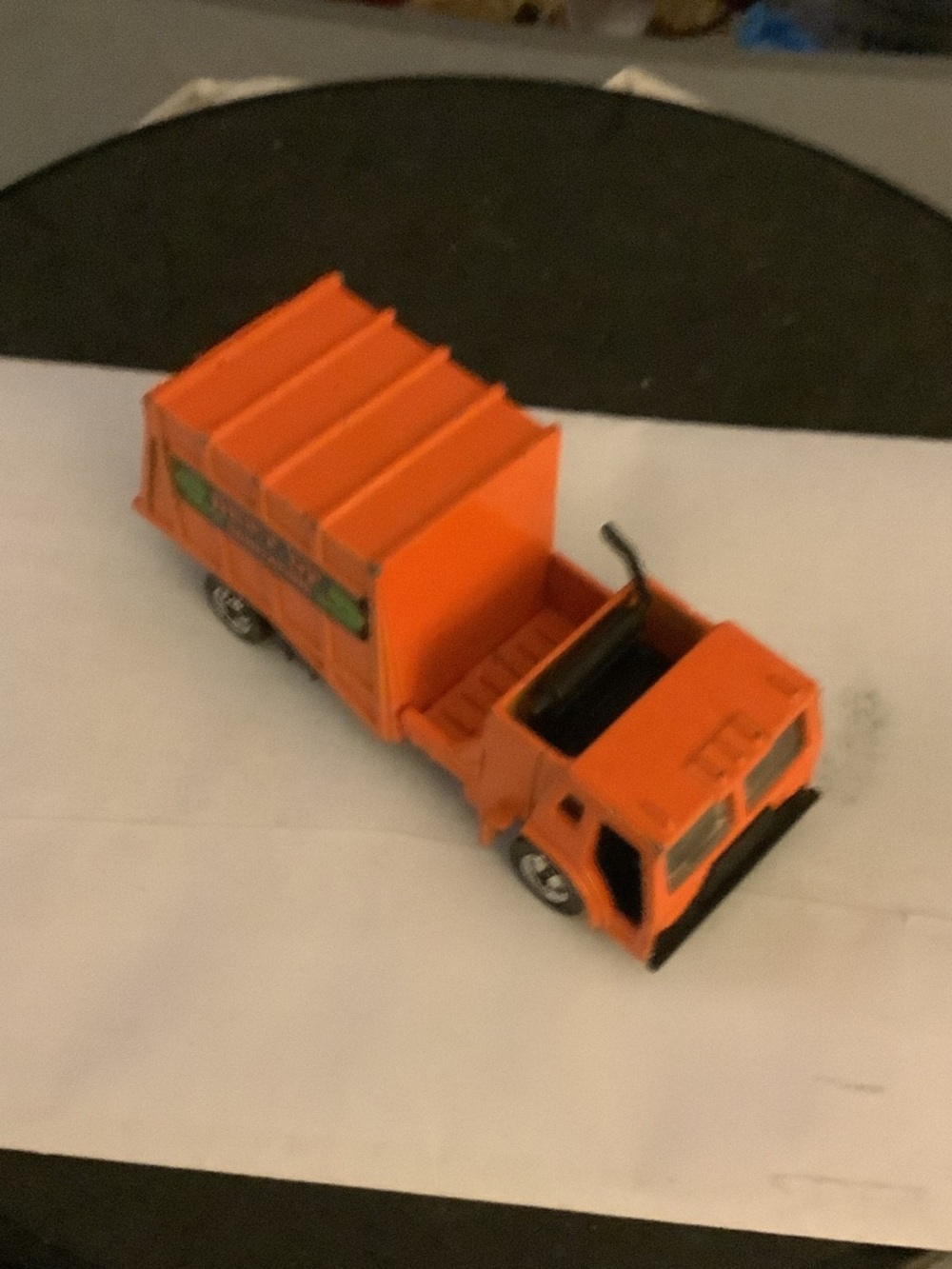 Orange Kids Toy Garbage Truck - Unbranded